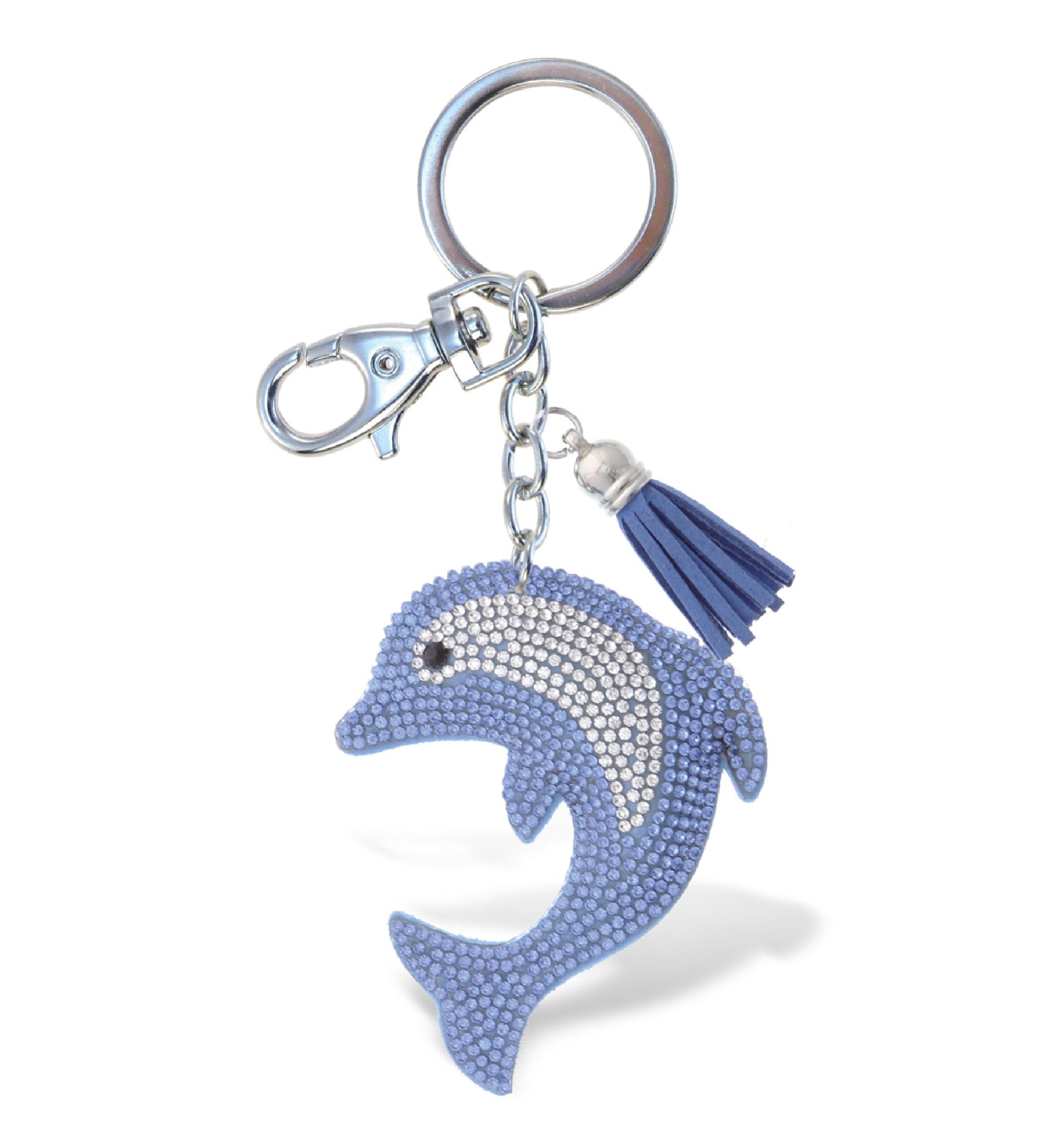 Aqua79 Football Helmet Keychain - Silver 3D Sparkling Charm Rhinestones  Fashionable Stylish Metal Alloy Durable Key Ring Bling Crystal Jewelry