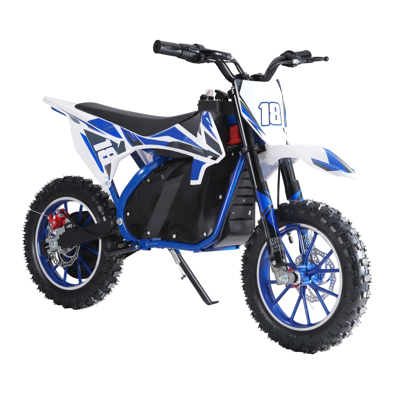 AquaAurix 36V Electric Dirt Bike, 350W Electric Motorcycle 25KM/H Max Speed, Ride On Toys motocross for Kids, Blue Mini Motorcycle