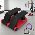 thumbnail image 1 of AquaAurix Air Stepper Exercise Machine with Resistance Bands, Stair Stepper with LCD Monitor, Non-Slip Pedals,5-LevelAdjustable Resistance Cardio Trainer for Home Workout, 300 lbs Weight Capacity, 1 of 6