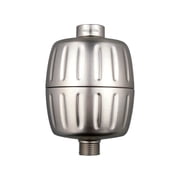 Aquabliss Daily Essential+ SF500 Heavy Duty Shower Filter   44% More Filter Media, Reduces Chlorine & Sediment   Well Water Compatible   Brushed Nickel