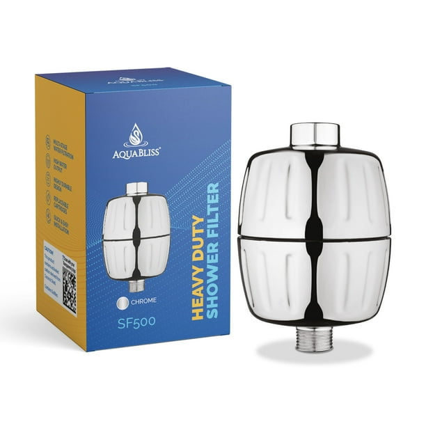 AquaBliss HD Shower Filter Universal MultiStage Shower Head Filter Reduces Dry Itchy Skin