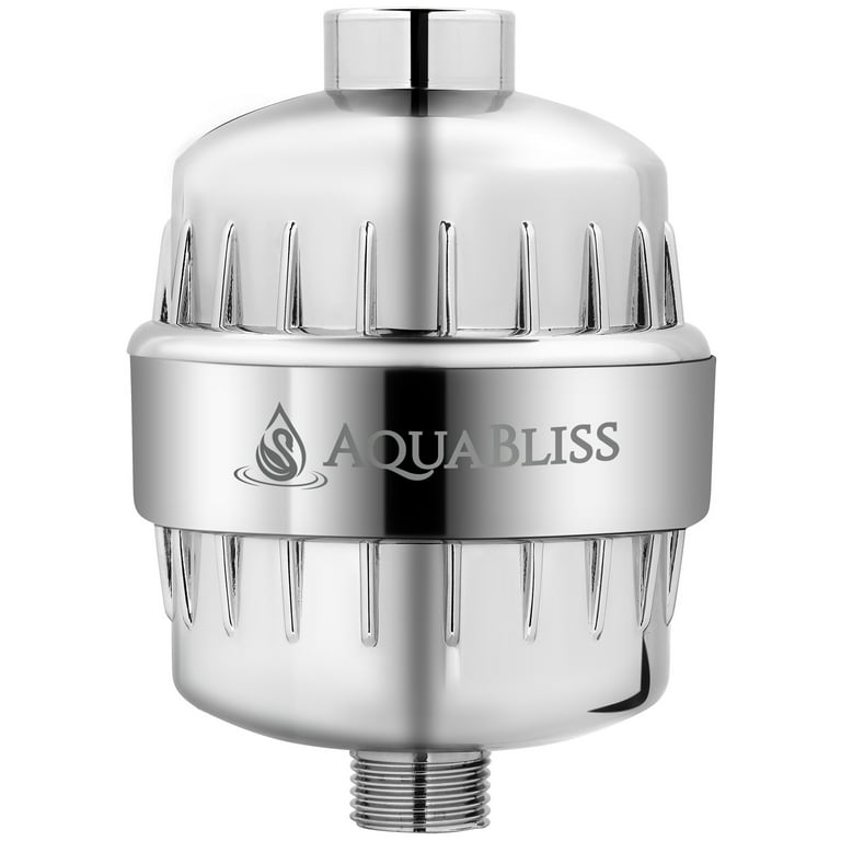AquaBliss High Output Revitalizing Shower Filter - Reduces Dry Itchy Skin,  Dandruff, Eczema, and Dramatically Improves the Condition of Your Skin,  Hair and Nails - Chrome (SF100) 