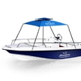 thumbnail image 1 of AquaBrella – The Portable Bimini Boat Top Cover Canopy.  Large size 6 foot X 6 Foot, 1 of 6