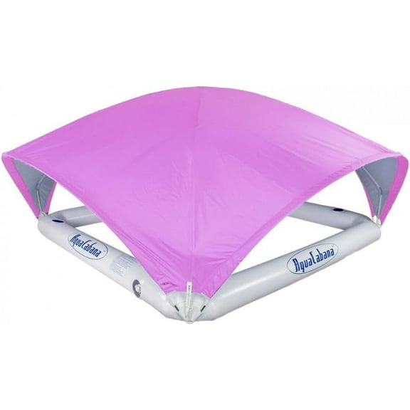 AquaCabana, World's Only All Day/All Way Shade Float Cabana for Pools, Beaches, Lakes and Rivers Color Blue (Pink)
