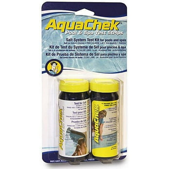 AquaChek Free Chlorine Pool & Pond Test Kits, Plastic Multicolor