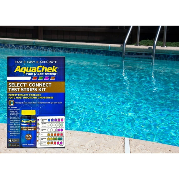 AquaChek Select 7-IN-1 Swimming Pool Test Strips Kit