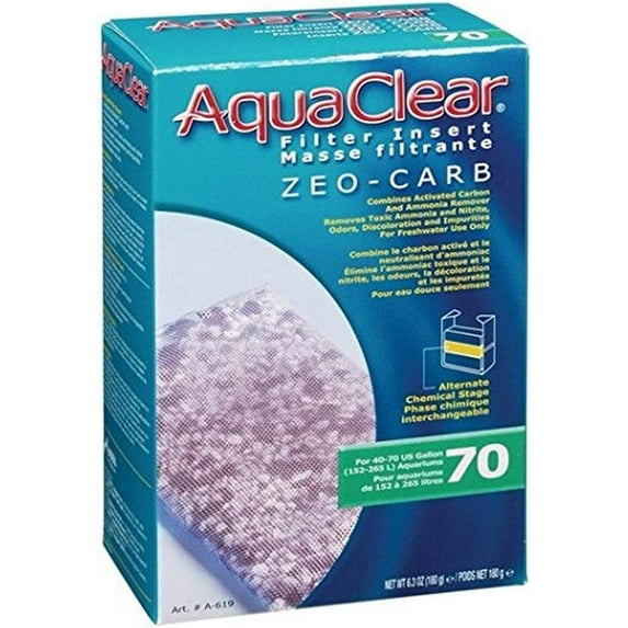 AquaClear Filter Insert - Zeo-Carb - 70 gallon - 1 count