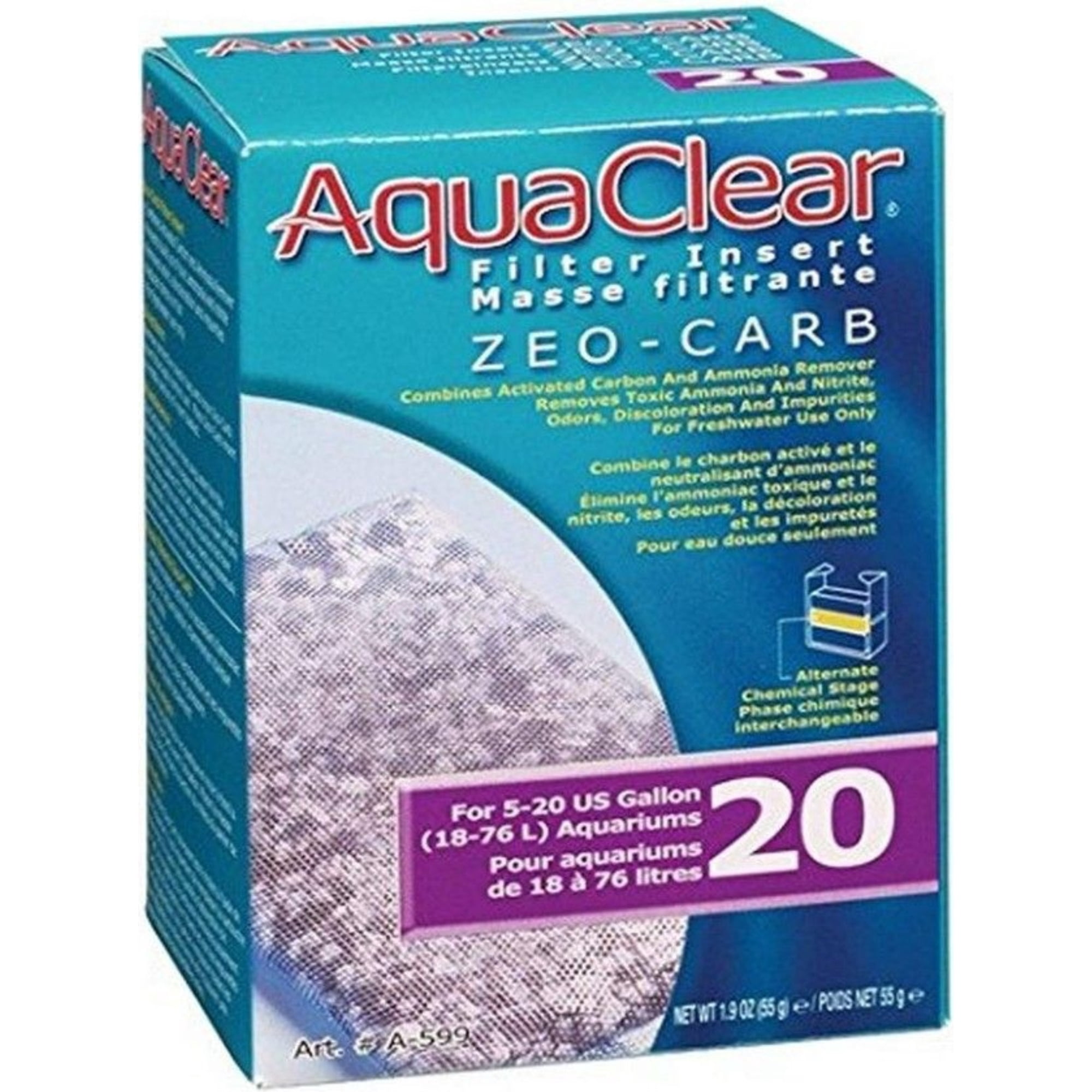 AquaClear Filter Insert Zeo-Carb - Walmart.com