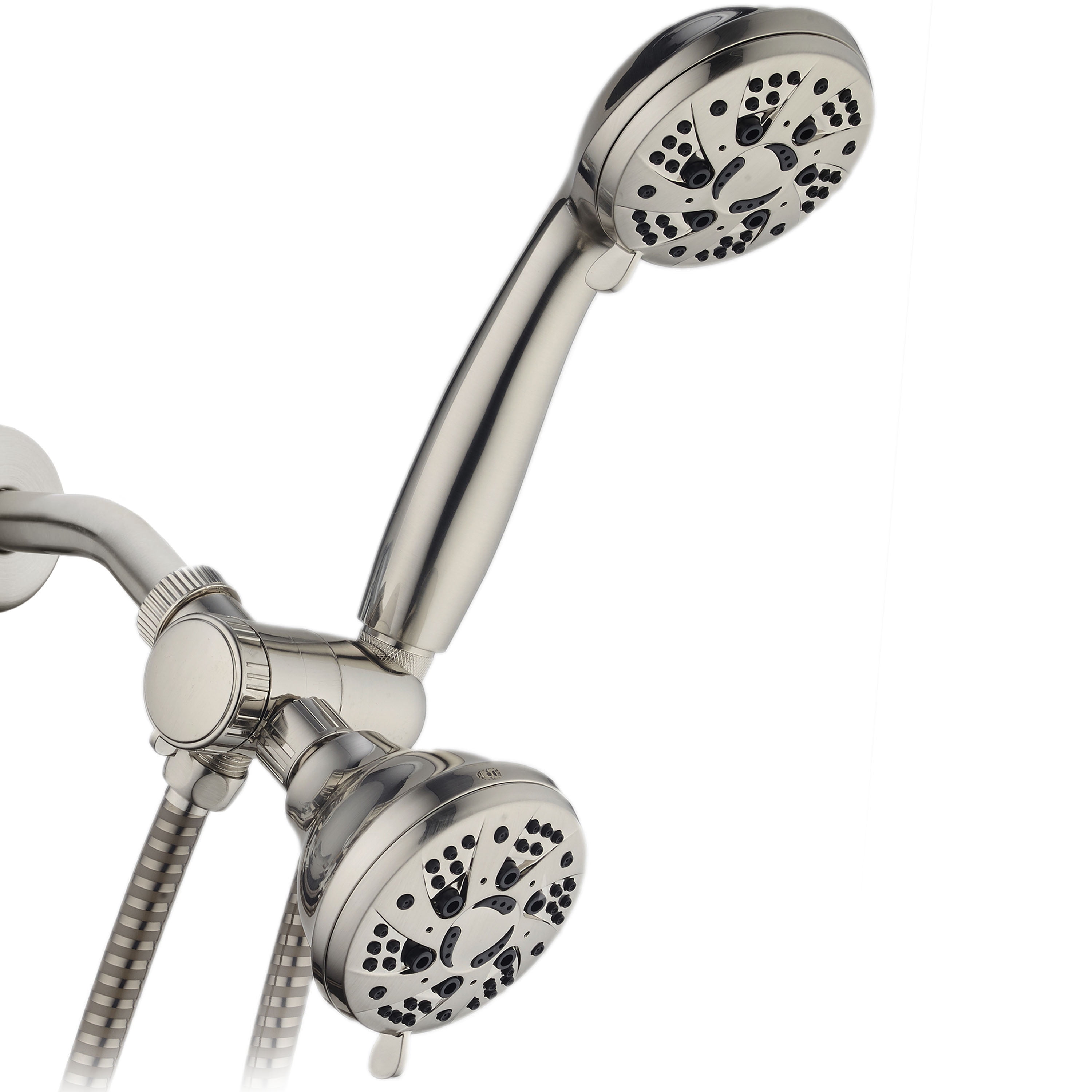 AquaDance HighPressure 48Setting Luxury 3Way Dual Shower Head Combo