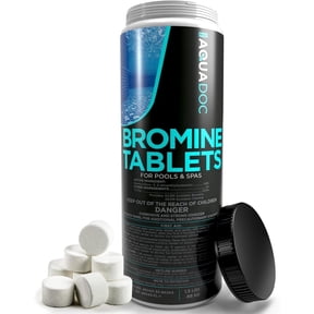 AquaDoc Hot Tub & Spa Bromine Tablets – Non-Chlorine Sanitizer for Clean & Balanced Water, 1.5lbs