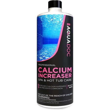 AquaDoc Spa Calcium Hardness Increaser - 32 oz - Calcium Chloride Granules for Balanced Hot Tub Water - Made in USA
