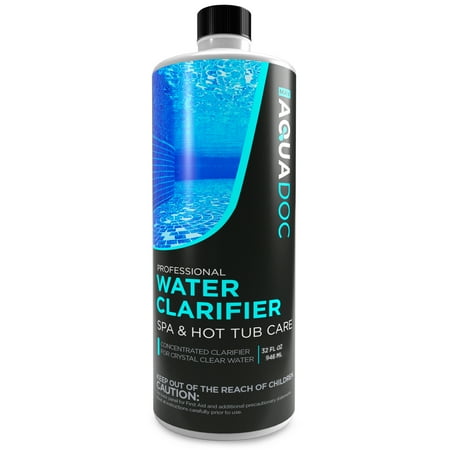 AquaDoc Spa & Hot Tub Clarifier for Cloudy Water Treatment, Recommended to Keep Spa Clear - 32oz