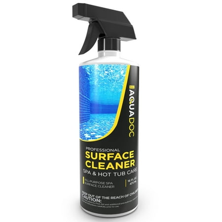 Spa Cleaner & Hot Tub Cleaner Spray - Best Spa Surface Cleaner for Hot Tubs, Jacuzzi Cleaner & Hot Tub Surface Cleaner for Spa That Works as a Jacuzzi Cleaner & Tub Cleaner - MAV AquaDoc 16oz