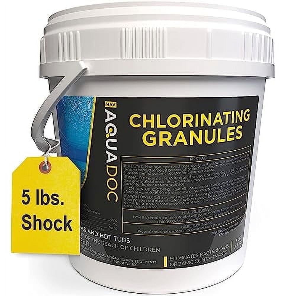 AquaDoc Super Fast Acting Chlorine Shock Treatment, 5 lbs