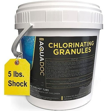 AquaDoc Super Fast Acting Chlorine Shock Treatment, 5 lbs