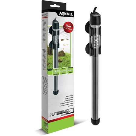 Aquael Platinium Aquarium Heater for Freshwater & Saltwater Aquariums - 150 Watt, 24-40 Gallons