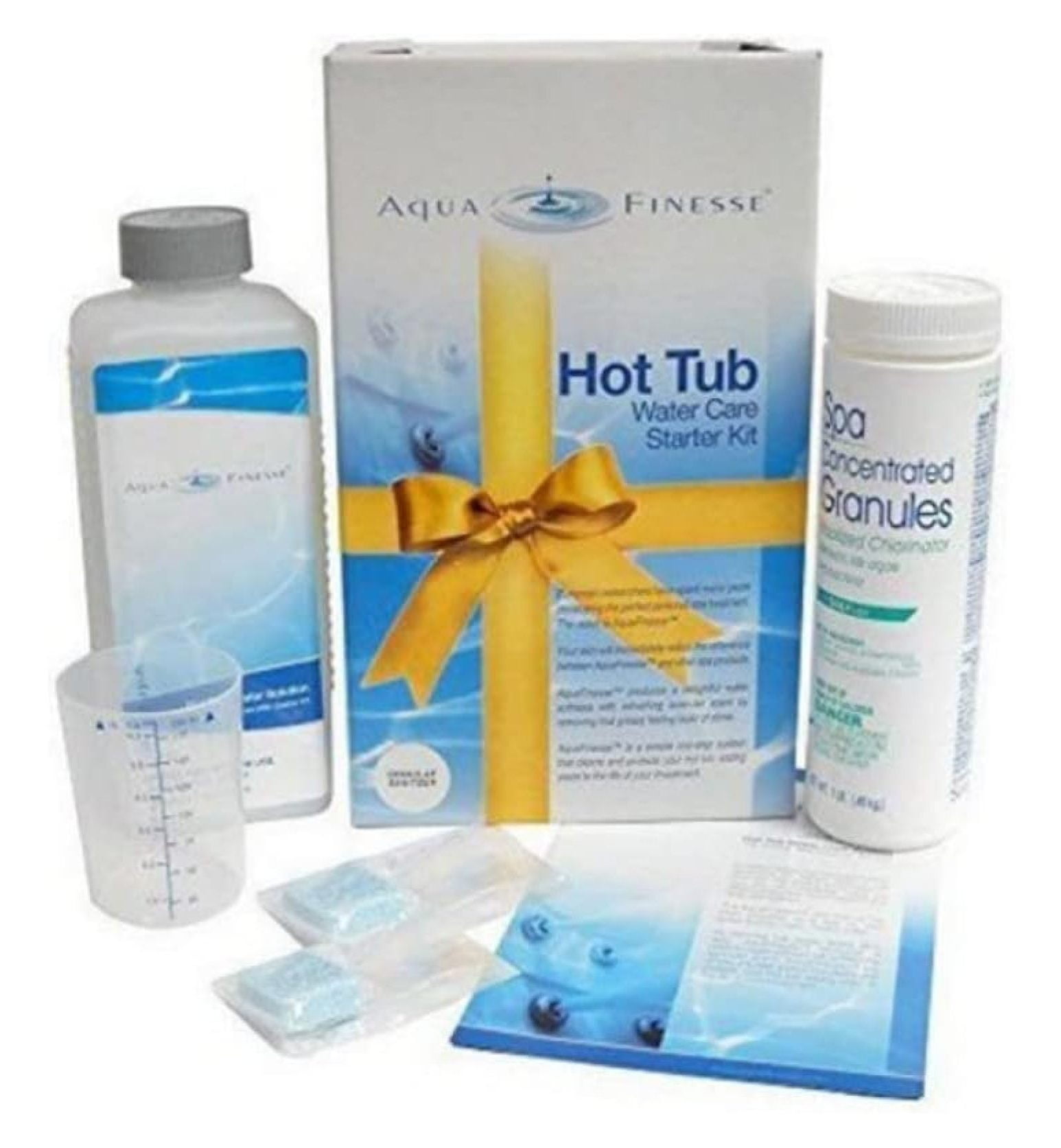 AquaFinesse Hot Tub Water Care Starter Kit Dichlor (Powder)