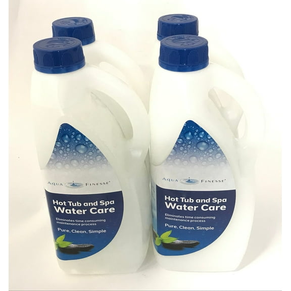 AquaFinesse Hot Tub and Spa Water Care - Pure - Clean - Simple - 8 liters