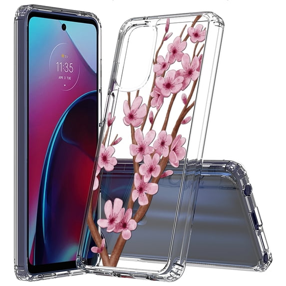 AquaFlex Hybrid Slim Designed For Moto G Stylus 2022 Case Floral And Plant Series