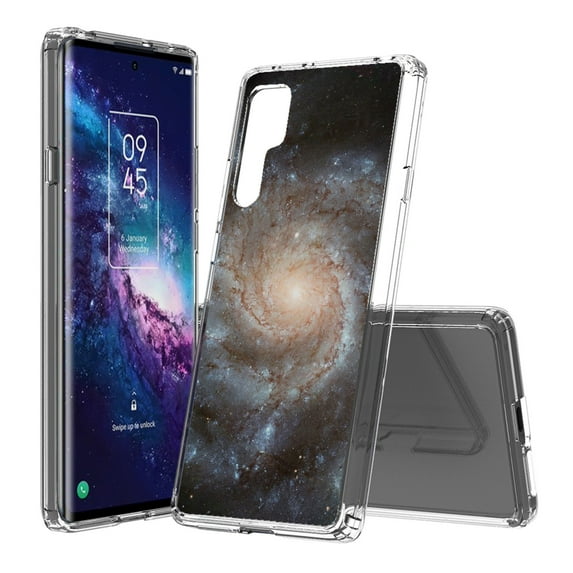 AquaFlex Hybrid Slim Designed For TCL 20 Pro 5G Case Transparent Clear