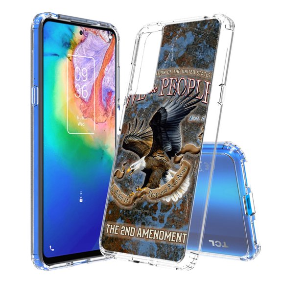 AquaFlex Hybrid Slim Designed For TCL 20S 6.67"Case Transparent Clear