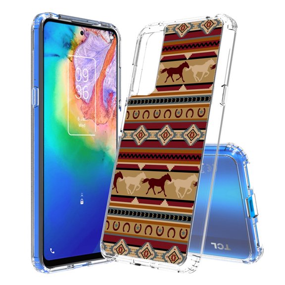 AquaFlex Hybrid Slim Designed For TCL 20S 6.67"Case Transparent Clear