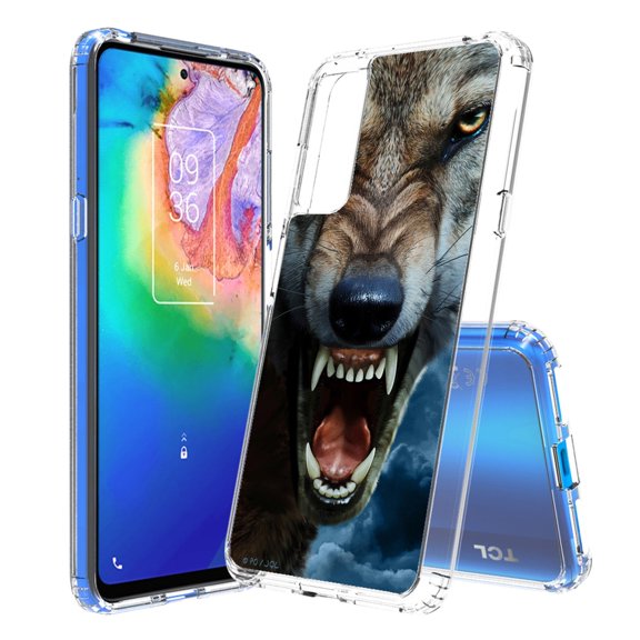AquaFlex Hybrid Slim Designed For TCL 20S 6.67"Case Transparent Clear
