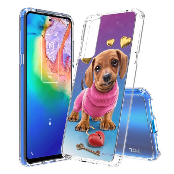 AquaFlex Hybrid Slim Designed For TCL 20S 6.67"Case Transparent Clear