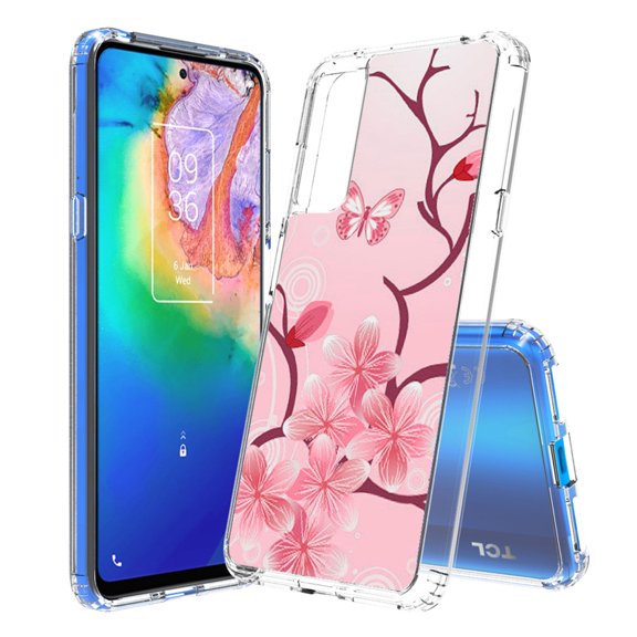 AquaFlex Hybrid Slim Designed For TCL 20S 6.67"Case Transparent Clear