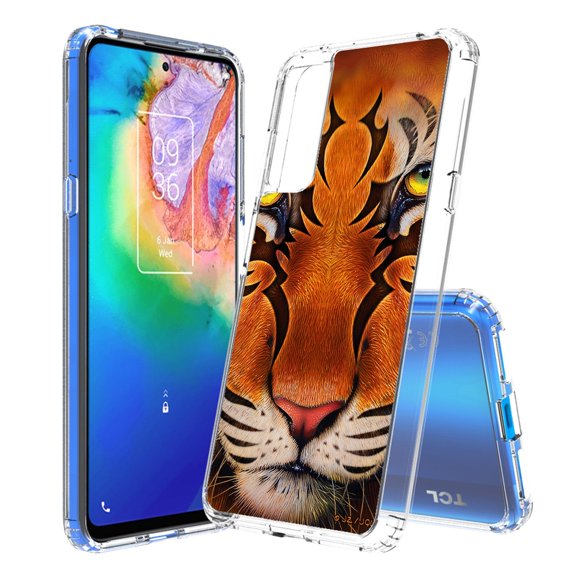 AquaFlex Hybrid Slim Designed For TCL 20S 6.67"Case Transparent Clear