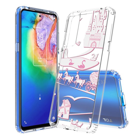 AquaFlex Hybrid Slim Designed For TCL 20S 6.67"Case Transparent Clear