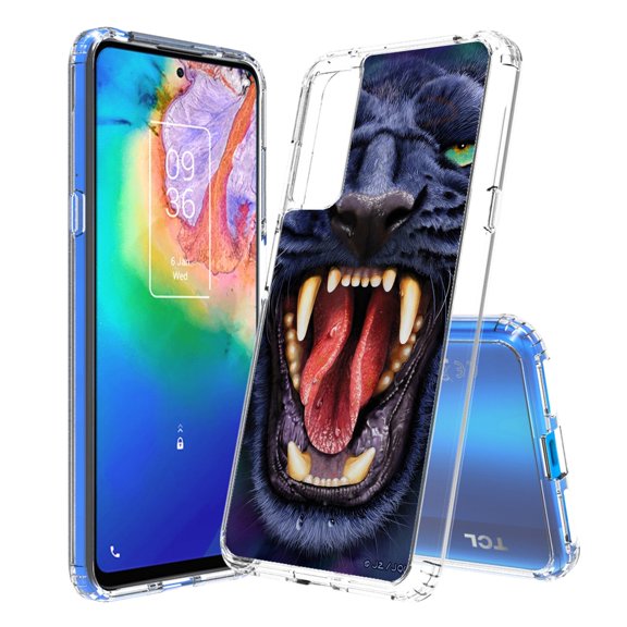 AquaFlex Hybrid Slim Designed For TCL 20S 6.67"Case Transparent Clear