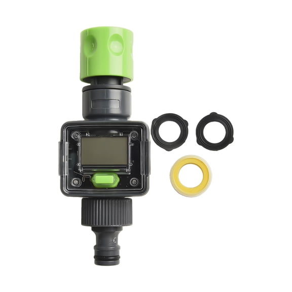 AquaFlow Green Water Flow Sensor Use-Measures Real-Time and Total Water Consumption with Hall Sensor Technology, 10 x