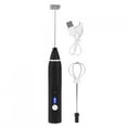 thumbnail image 1 of AquaForge 3 Speeds USB Rechargeable Electric Milk Frother Handheld Coffee Blender Stirrer Egg Beater, 1 of 3