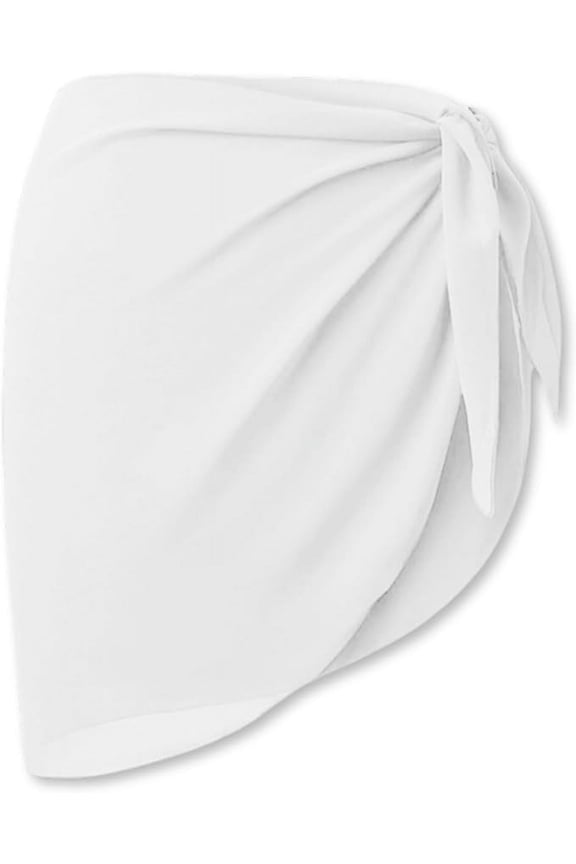 - Soft Chiffon Beach Sarong Skirts and Wraps for Women - Swim Cover up Skirt