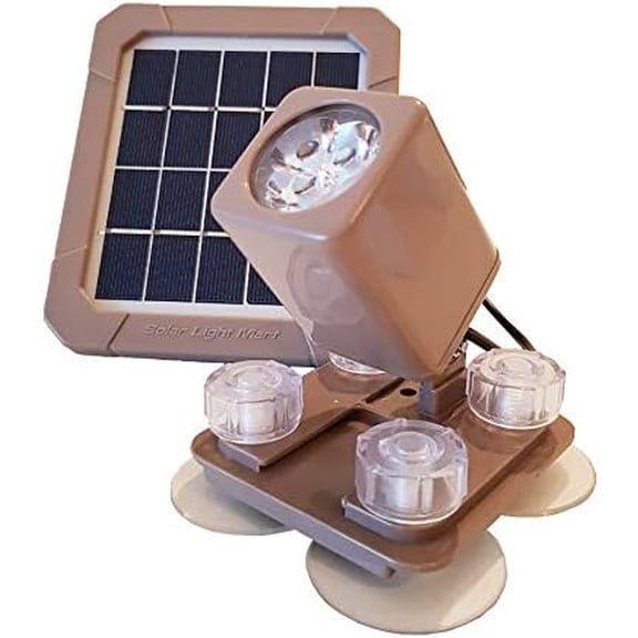 AquaHEX 60X Solar Underwater Submersible Spotlight, Pond Pool Fountain Water Feature Outdoor Garden Landscape, Waterproof Dusk to Dawn, Warm White LED$$Garden & Patio