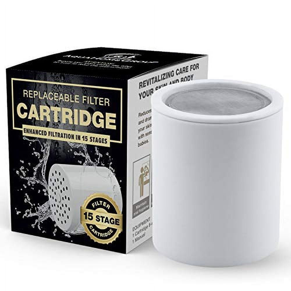 AquaHomeGroup 15 Stage Replacement Shower Water Filter Cartridge (No