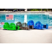 AquaLogix Total Package | Aquatic Isokinetic Pool Exercise System | 3 Sets Aqua Dumbbells | 3 Sets Aqua Leg Fins | Water Weights | All Fitness Levels | Programming Guides