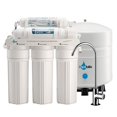 thumbnail image 1 of AquaLutio, Premium 5-Stage Reverse Osmosis Filtration Home System For Clean And Healthy Drinking Water Filter System 75 GPD, RO Water Filter System Under Sink & Designer Faucet - Easy Instructions, 1 of 4