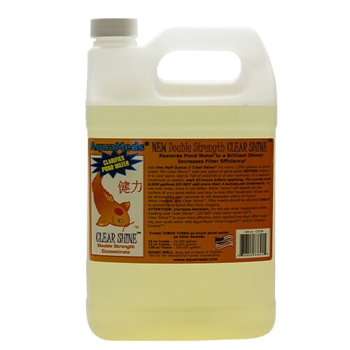 AquaMeds Clear Shine Pond Flocculant, 1 Gallon