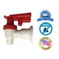 thumbnail image 1 of AquaNation BPA Free Sunbeam Dispenser Replacement Cooler Faucet Water Bottle Jug Reusable Spigot Spout Leak Proof Water Beverage Lever Pour Valve Water Crock Water Tap (Red Safety Locked), 1 of 5