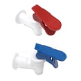 thumbnail image 1 of AquaNation BPA Free Sunbeam Water Cooler Dispenser Replacement Faucet Water Bottle Jug Reusable Spigot Spout Leak Proof Water Beverage Lever Pour Valve Water Crock Tap Combo (Red & Blue Safety Lock), 1 of 1