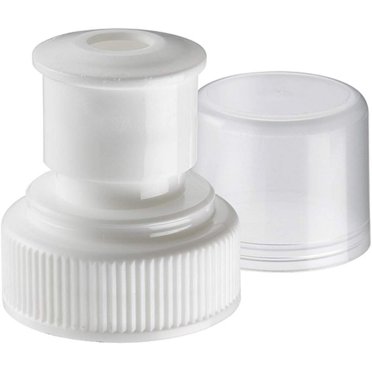 AquaNation 28mm Plastic Screw Caps For PET Bottles - Bag Of 50 (Reseal Caps)