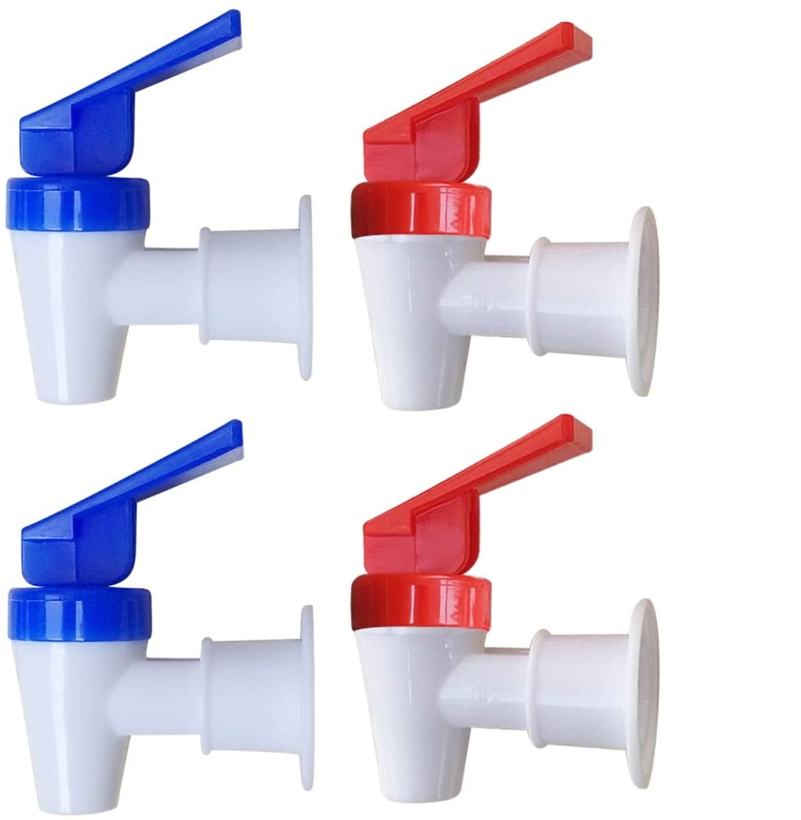 AquaNation Replacement Cooler Faucet - 2 Blue and 2 Red Water Dispenser 