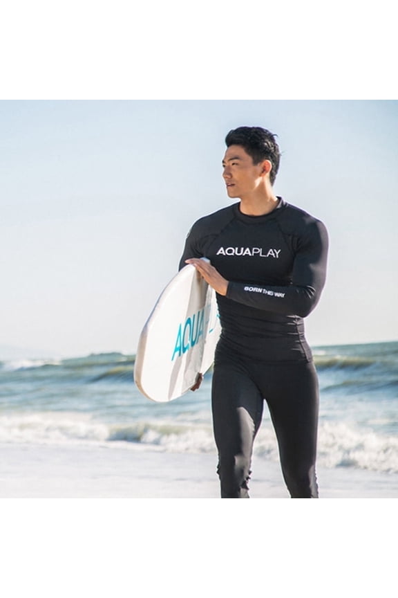 Men's Rash Guard Quick-Drying Surfing Diving Suits Swimwear Long Sleeve Suit Swimming Surf Clothing Beach Outdoor Sport