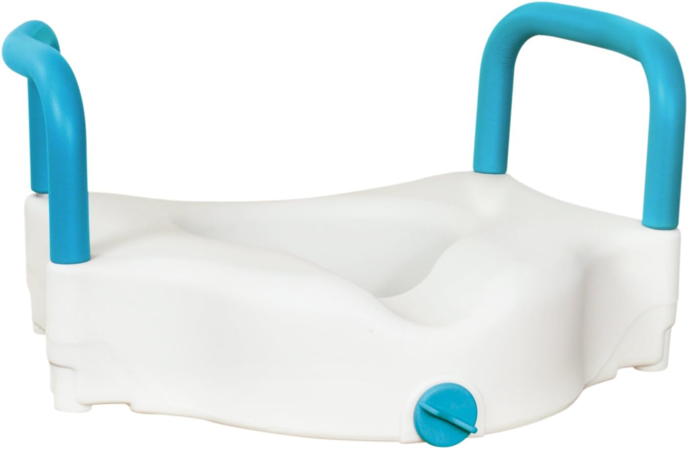 AquaSense 3Way Raised Toilet Seat, White, 4Inches