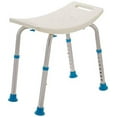 thumbnail image 1 of AquaSense Adjustable Bath and Shower Chair with Non-Slip Seat, White, 1 of 3