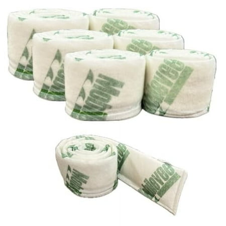 AquaShield Powered by Mobilevee, Water-Activated Flood Barrier, White, 6 ft., 6-Pack