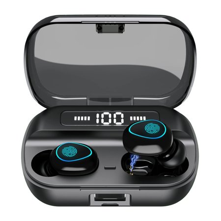 AquaSound Wireless Bluetooth Earbuds with Deep Bass and IPX7 Rating