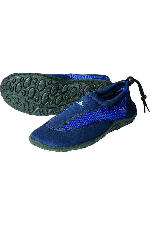 AquaSphere Cancun Junior Kids Water Shoes-Blue/Royal Blue -Size:12